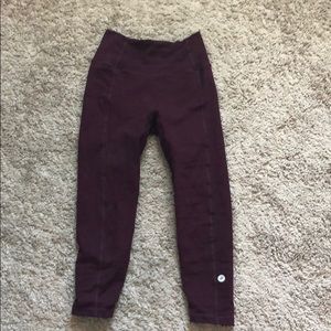 Maroon leggings (Paragon) - MOVING SALE - MUST GO!
